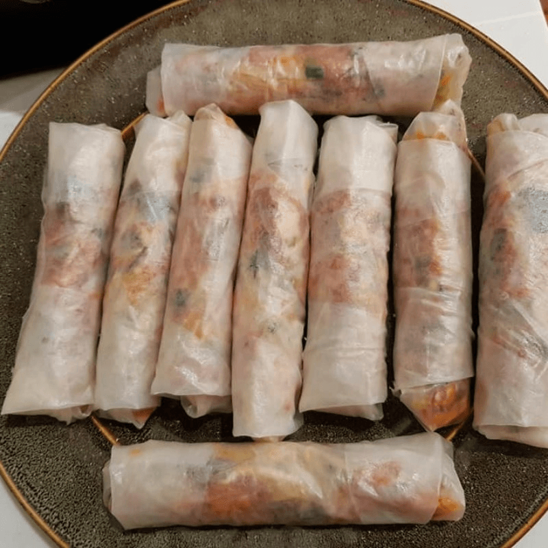 Nem Nướng Cuộn Bánh Tráng - Nem Nướng Cô Dung